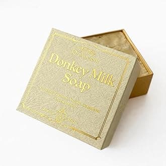 Donkey Milk Soap Bar – Signature Gift Box Edition – Handmade Natural Soap with Nourishing Oils – 140g Luxury Self-Care Gift