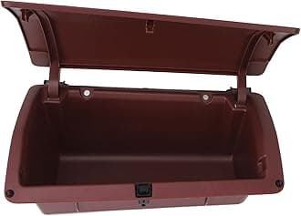 Acouto Dashboard Interior Storage Box for Vigo 20042014, Large Capacity, Material, (Red)