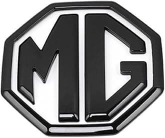 Car Emblem for MG Gloster 2020-2023, ABS Decals Hood & Trunk Decorative Decals Badge Accessories Waterproof & Heat-Resistant Elevate Your Vehicle's,Black-Front Label