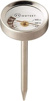 Outset F804 Steak Thermometers, Metallic