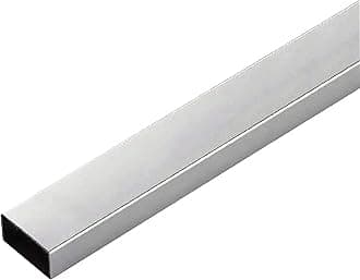 TEN-HIGH Stainless Steel Rectangular Tube, 1500mm X 15mm X 30 mm, Thickness 2mm, Surface polishing, Food Grade 304 Stainless Steel Pipe