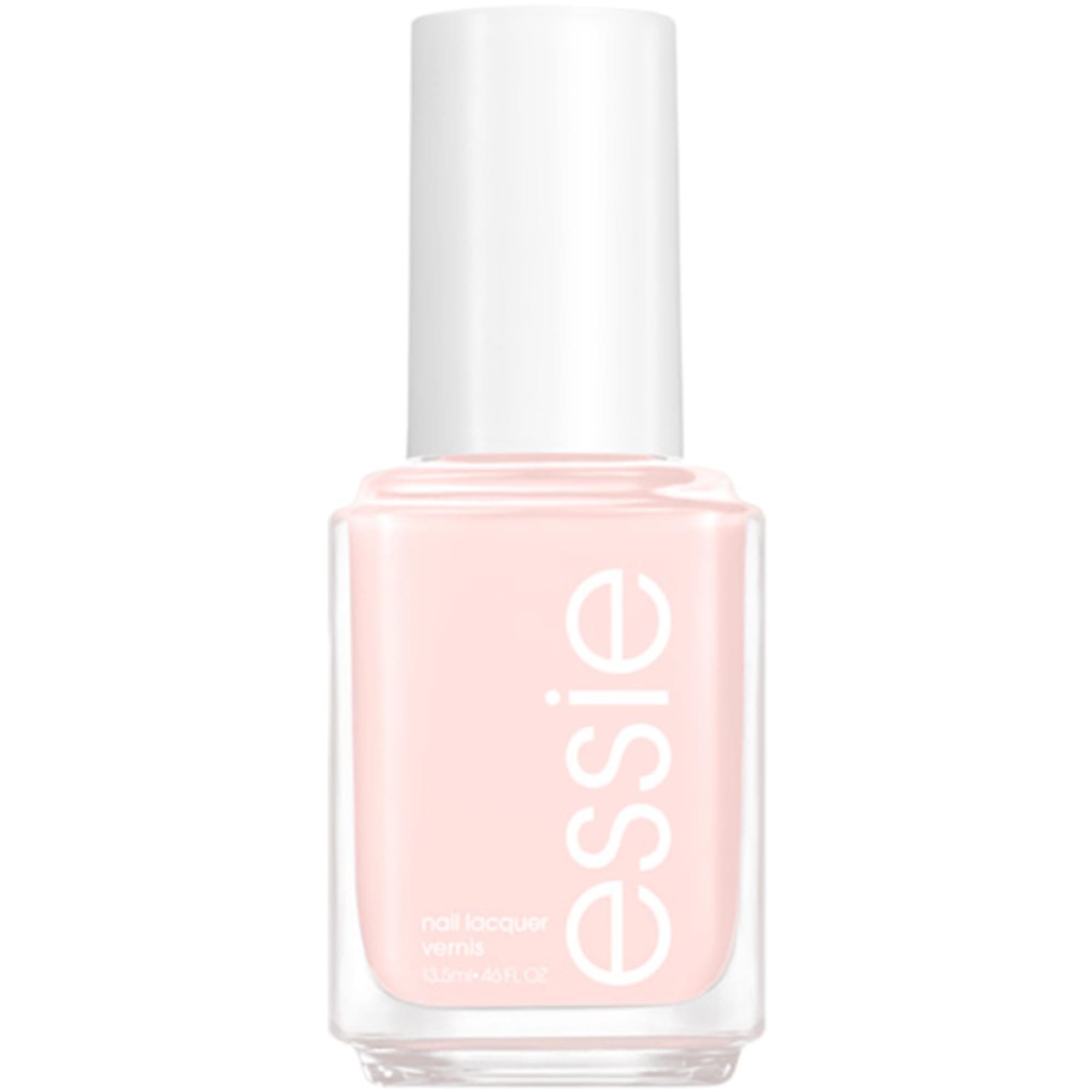 essie Salon-Quality Nail Polish, 8-Free Vegan, Sheer Pale Pink, Ballet Slippers, 0.46 fl oz