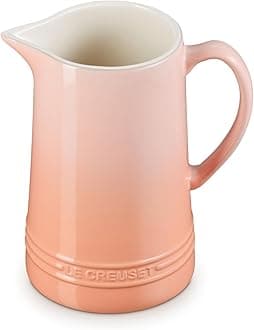 Le Creuset Stoneware Small Pitcher, 10 oz., Peche