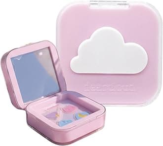 dearcloud Hydrocolloid Blemish Patches - 24 Count & Compact Case - Pimple Patches for Face, Acne Spot Treatment with Tea Tree Oil & Salicylic Acid (Zit Clarity)