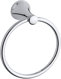KOHLER K-13435-CP Coralais Towel Ring, Polished Chrome