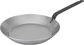 Bourgeat Black Carbon Steel Frying Pan, 12 5/8"
