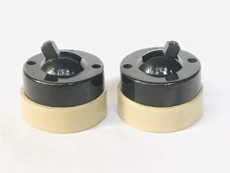 The Transparet Vintage Bakelite Power Switch ISI Mark & BIS Certified- 16ampere,250olts with Ceramic Base (Standard Size, Black) Set of 2…..