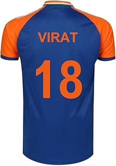 Cricket India Jersey T20 WC 2024 Fan Supporter T-Shirt Cricket Team Uniform Kids to Adult