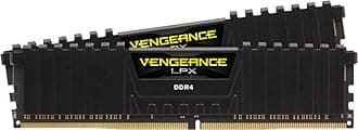 CORSAIR VENGEANCE LPX DDR4 RAM 32GB (2x16GB) 3600MHz CL18-22-22-42 1.35V Intel XMP AMD EXPO Computer Memory – Black (CMK32GX4M2D3600C18)