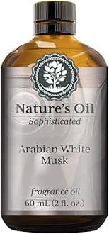 Arabian White Musk Fragrance Oil (60ml) for Cologne, Beard Oil, Diffusers, Soap Making, Candles, Lotion, Home Scents, Linen Spray, Bath Bombs