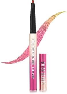 SWISS BEAUTY Holographic Shimmery Pencil Eyeliner | Waterproof, Smudge Proof, Long Lasting Eyeliner With Easy Application | Shade- Meteor, 0.2G, Assorted