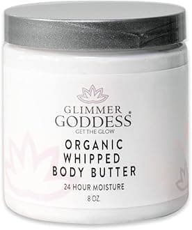 Glimmer Goddess Organic Body Butter - 8oz (Morrocan Mint)