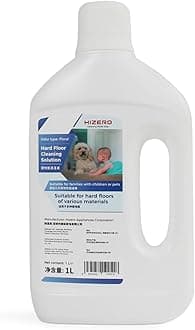 HIZERO Cleaning Solution 1L for F600/F300/F500/F100 Hard Floor Cleaners (33.8 OZ)