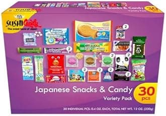 30 Japanese Snack and Sweets Gift Box