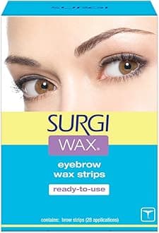 SURGI WAX Brow Shapers For Brows, 28 Strips