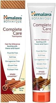 Botanique Complete Care Toothpaste - Simply Cinnamon, Bad Breath Treatment, 150 g (Pack of 1)