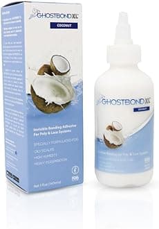 Professional Hair Labs Ghost Bond Hair Glue Wig Adhesive, No Chemicals, XL, 5 oz Coconut