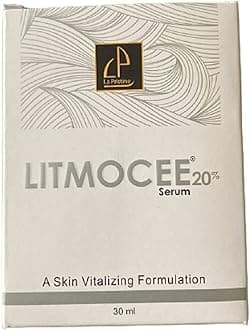 LITMOCEE Vitamin C 20% Vitamin E and Hyaluronic Acid Fairness Brightening Facial Serum - 30 ml