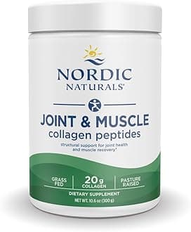 Joint & Muscle Collagen Peptides, Unflavored - 10.6 Ounces - Collagen Supplement for Skin Health and Joint Mobility - 15 Servings