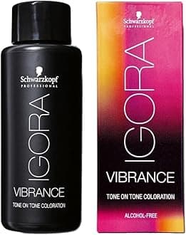 Professional Igora Vibrance Tone on Tone Hair Colour, No. 6-6 Dark Blonde Chocolate, 60 ml