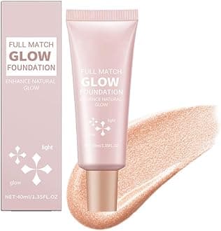 Natural Glow Illuminator Glotion - Hydrating, Long-Lasting Highlighter for Face & Body with Sheer to Light Buildable Coverage and Radiant, Sun-Kissed Look, 1.35 fl oz (#2 Light, 1 Piece)