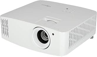 UHD38x UHD/Home 4000 - White DLP Projector with DisplayPort, 6375 Lumens, 3840 x 2160 Resolution