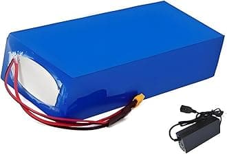 72V 30Ah 20S4P E-Bike Lithium Ion Battery Pack with Charger Built-in BMS Protection Ideal for 200-1600W Electric Bicycle Motor (XT90)