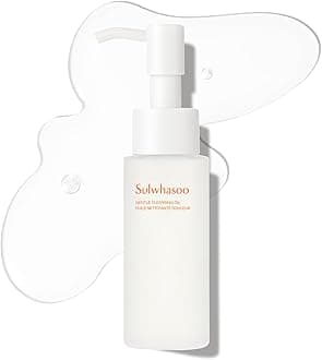 Sulwhasoo Gentle Cleansing Oil - Korean Cleanser for All Skin Types, Hydrating, Soothing & Refreshing, Removes Waterproof Makeup, SPF & Pore Clogging Impurities