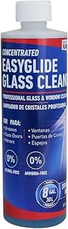 Unger Professional Streak-Free EasyGlide Glass Cleaner Concentrate, 12 oz, Ammonia-Free, Makes 8 Gallons of Solution, Safe for Tinted Windows, LOW-E, Windshields, and Mirrors