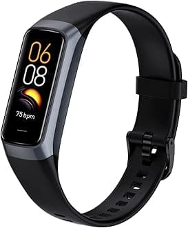 Fitness Tracker with 24/7 Heart Rate, Blood Oxygen Blood Pressure Sleep Monitor, Activity Trackers 5 ATM Waterproof,Step Calorie Counter Pedometer Health Smart Watch for Women Men