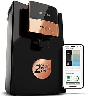 Ritz Pro RO+UV+Copper Water Purifier I Stainless Steel Tank | 2 year filter life | SMART Purifier | TDS Display | FilterLife & Water In take Tracker | With Mega Sediment filter