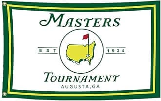 Masters Tournament Flag 3x5 Feet Masters Golf Flag Golf Links Banner for Golf Course Garden (3x5 Ft)