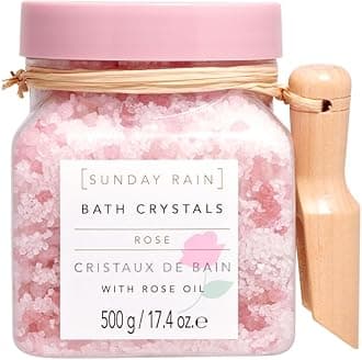 Sunday Rain Rose Bath Crystals