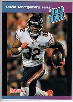 2019 Donruss Rated Rookie 1989 Instant Football #22 David Montgomery RC Rookie Chicago Bears Official Panini America NFL Trading Card 1 of 280 Produced