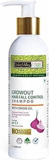 INDUS VALLEY Organic Growout Shampoo for Hair Growth and Hairfall Control Paraben and Sulphate Free shampoo for Men & Women (200ML)
