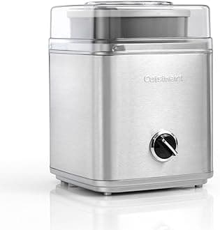Deluxe Ice cream Maker, Frozen yogurt maker & Sorbet Maker, Homemade desserts, Easy to use at home, Ready in 25 minutes, 5 year guarantee, 2L capacity, Silver ICE30BCU