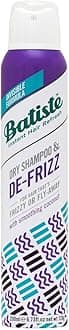 Batiste Instant Hair Refresh Dry Shampoo De-Frizz Smoothing Coconut, Absorb Oil Between Washes, Waterless Shampoo for Added Hair Texture and Body - 200 ml