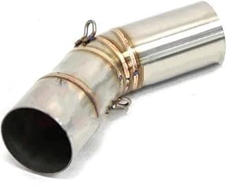 IITA Motorcycle Exhaust Pipe For ZX10R Motorcycle Exhaust Muffler Middle Link Pipe Modified System Elbow Motorbike Stainless Steel Exhaust Muffler(08-20)