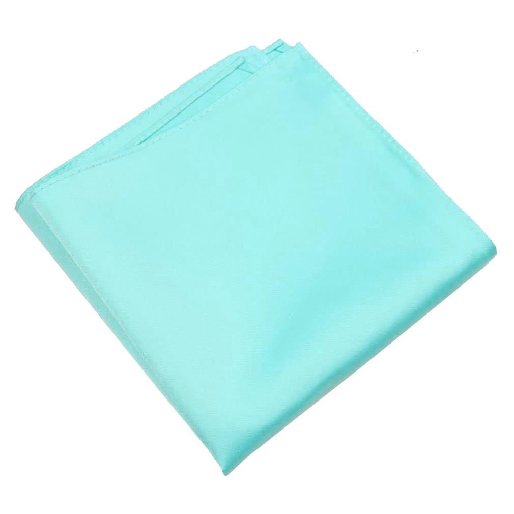 BUYYOURTIES Solid Satin Pocket Square Accessory