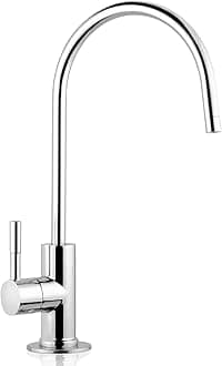 GA1-B Reverse Osmosis, Kitchen Bar Sink Lead-Free Drinking Water Faucet, Contemporary Style, High Spout, Chrome - 1/4"