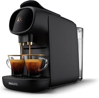 Philips L'OR Barista Sublime Capsule Coffee Machine, Double Shot, 1 or 2 Cups, Full Coffee Menu, Black (LM9012/60)