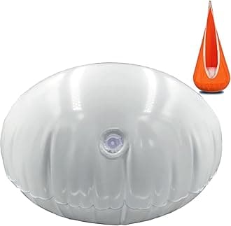 VkerQerd Kids Swing Hammock Pod Chair Replacement Inflatable Cushion, 27.5 in Swing Hammock Pod Chair Thickened PVC Inflatable Cushions (White)