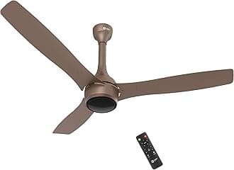 Newly Launched 1200 mm Aeon BLDC PRO, BEE 5-star rated, Anti-Dust Designer Ceiling fan with Remote & 5 yrs Warranty by Orient, Boost mode for High Air Delivery - Tangerine Brown