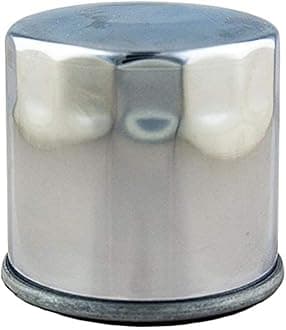 HiFloFiltro HF138C-3 Chrome Standard Premium Oil Filter, 3-Pack
