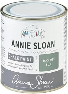 Chalk Paint® (Duck Egg Blue, 500 ml/16.9 Fl Oz) a unique decorative paint for furniture, cabinets and home décor with no sanding or priming