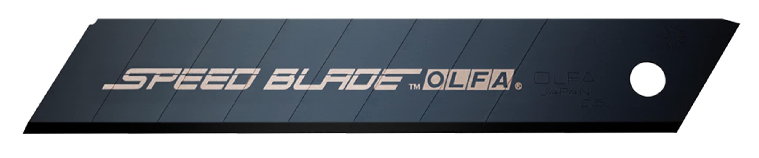 Olfa ARLFB-5B, 1 W, 1 V, Black, 18mm, Set of 6 Pieces