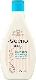 Daily Care Hair and Body Wash (1 x 250 ml), Tear-Free Baby Wash with Gentle Fragrance with Collodial Oatmeal, Gently Cleanses and Leaves Skin Feeling Moisturised, For Sensitive Skin