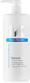 MYCRO KERATIN Keraxir Smoothing Volumizing Conditioner for Fine Hair - Paraben-Free & SLS-Free Smoothing Conditioner for Thinning, Fine, and Oily Hair (33.8 Fl Oz)
