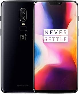 OnePlus 6 6GB+64GB 6.28 inch AMOLED Display Android 8.1 Dual Rear Camera Dual LED Flash Dual SIM Factory Unlocked 4G Smartphone 1080 x 2280 Pixels (Mirror Black)