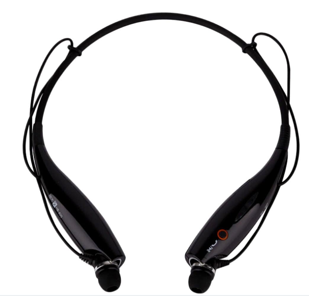 Generic Hb-800 Bluetooth Wireless Hd Music Stereo Vibration Neck Style Headset Earphone Headphone for Phone (Black)